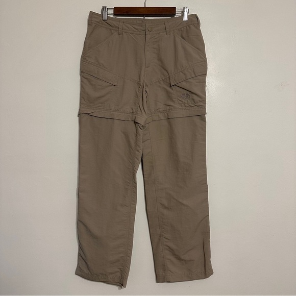 North Face Zip Convertible Hiking Pants Shorts Size 10 - Picture 1 of 8